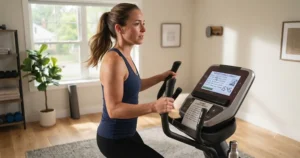 A simple 20-minute elliptical workout routine designed for absolute beginners.