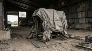 Thermal insulated cover for elliptical machine in garage gym handling rapid temperature fluctuations