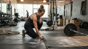 Evaluating long-term flooring durability with a rubber vs foam mat for home gym flooring installation.